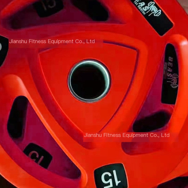 JS-DB0015 Color Rubber-Coated Weight Plates for Barbells